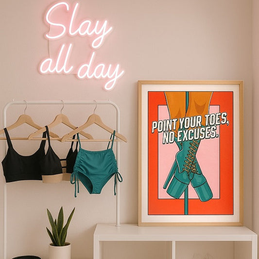 Post'R - Point your toes - rouge