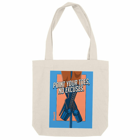 tote bag point your toes 1