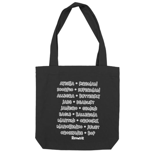 tote bag figures noir