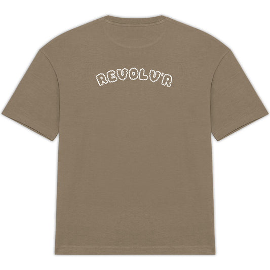 Tee shirt oversize marron figures