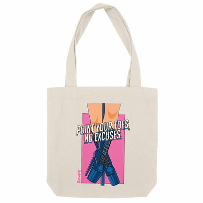 tote bag point your toes 3