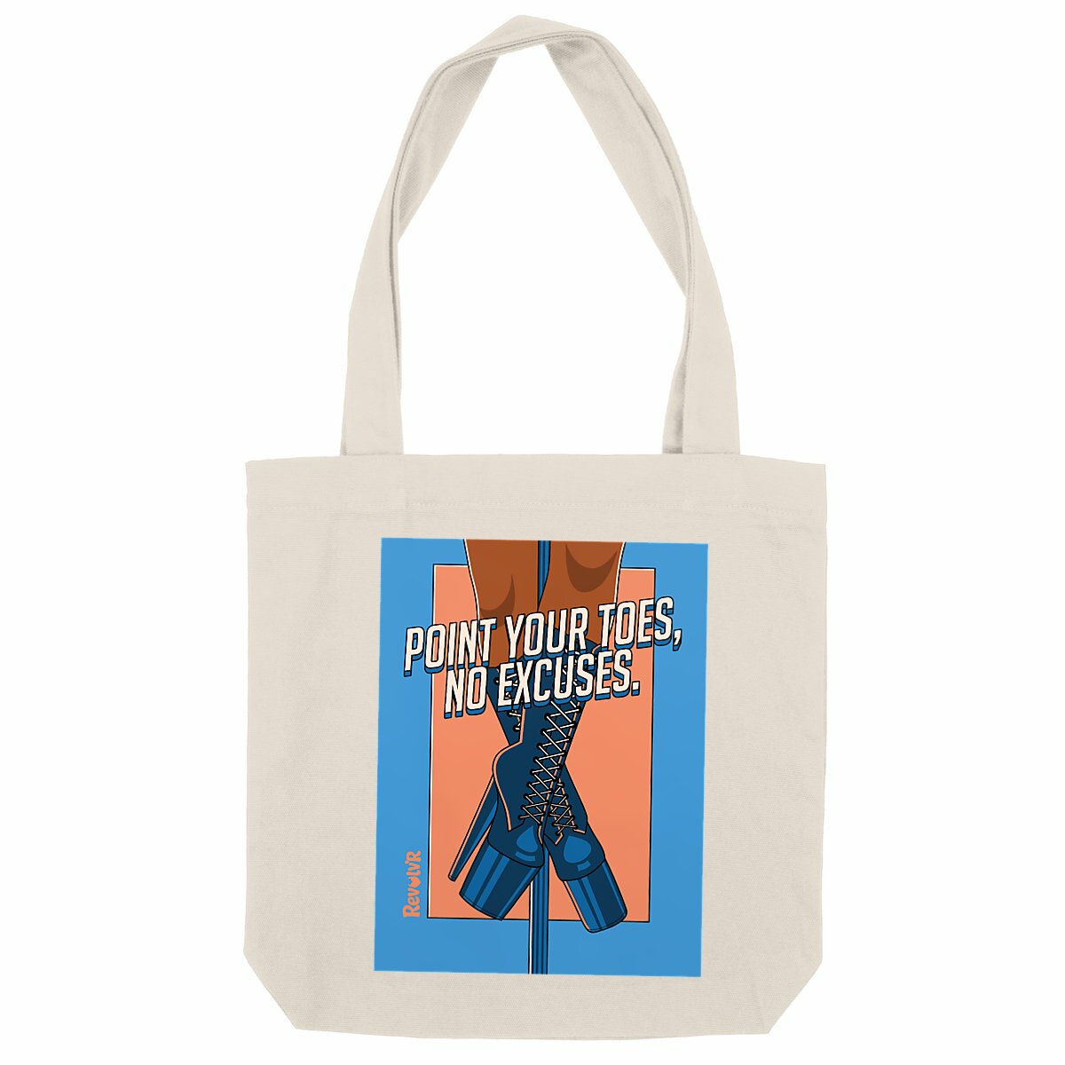 tote bag point your toes 1